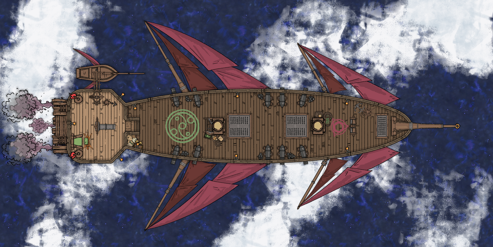 Rogue Phoenix - Battle Mat - Image 2